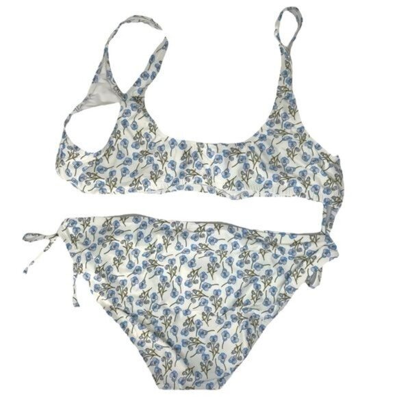 J. Crew Scoopneck String Bikini, Liberty Ros Floral NWT - Picture 8 of 9